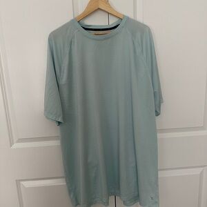 Men's Light Blue Athletic T-Shirt - 3XLT